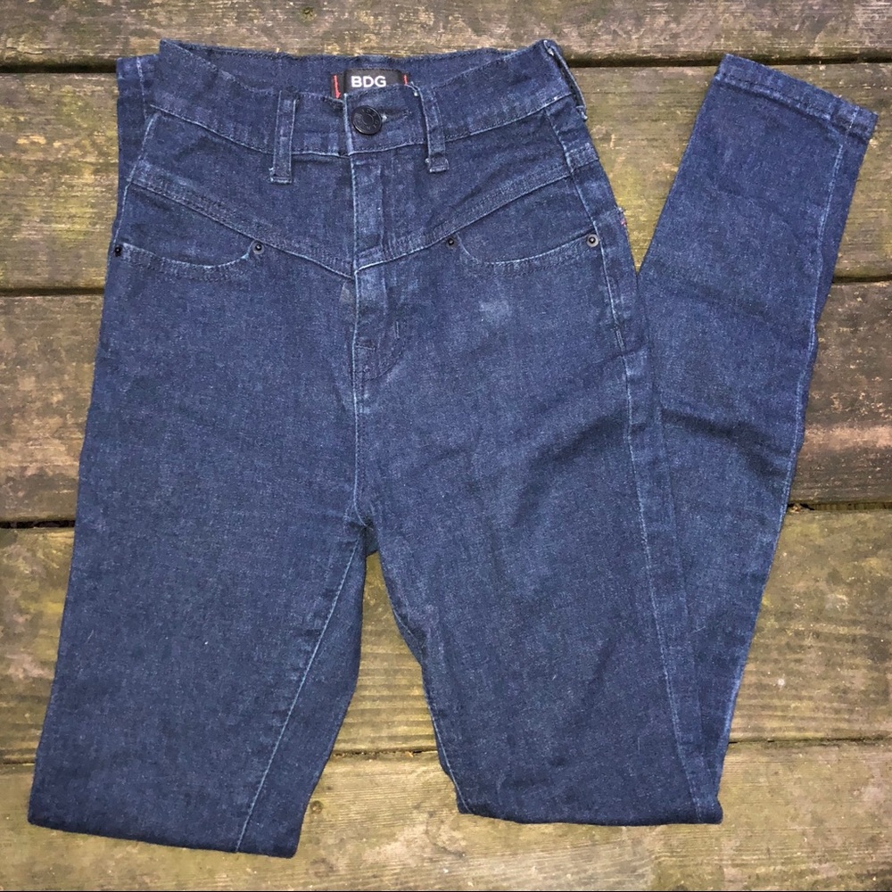 BDG dark blue skinny jeans urban outfitters